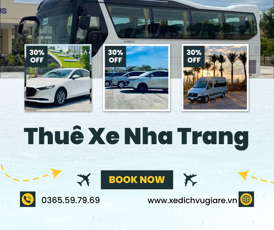 Thuê Xe Nha Trang Giá Rẻ 24/7